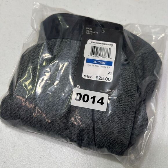 Under Armour Play Up Twist 3.0 Gray Athletic Shorts SZ XL - Picture 9 of 9